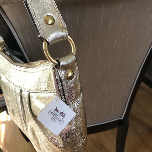 Coach Soho Metallic gold Large Hobo - Picture 14 of 14